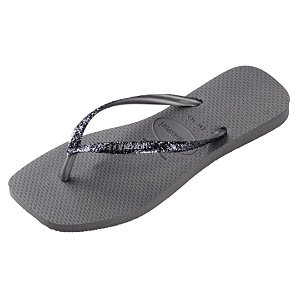 Chinelo Havaianas Feminino Slim Square Brilho Glitter ll
