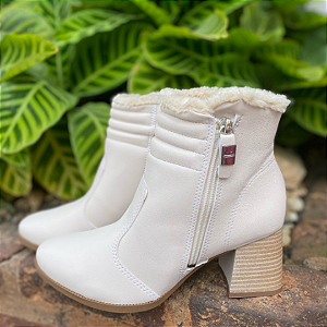 Bota Dakota Wellen Almeria De Cano Curto Pelinhos Salto Bloco G5774