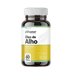 Óleo De Alho - 500mg - 60 Cápsulas