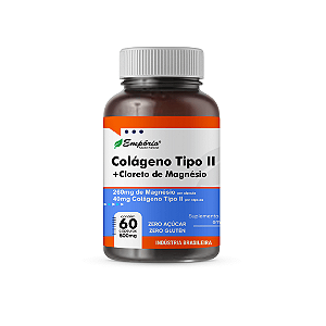Colágeno Tipo II + Cloreto de Magnésio - 500mg - 60 Cápsulas