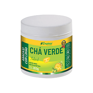 Chá Verde com Vitamina C - Sabor Abacaxi com Limão - 200g