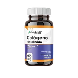 Colágeno Com Vitamina C - 500mg - 100 Cápsulas - (1096)