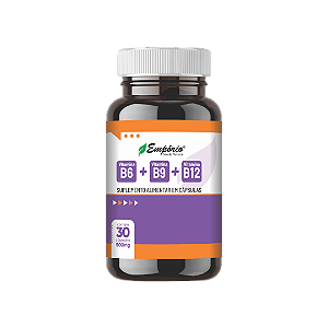 B6 + B9 + B12 - 500mg 30 Cápsulas