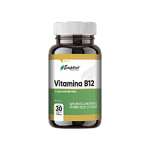 Vitamina B12 - 500mg 30 Cápsulas
