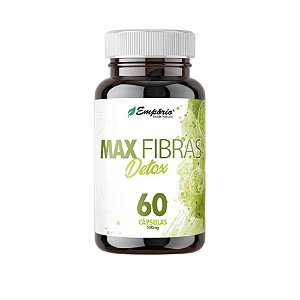 Max Fibras Detox - 500mg - 60 Cápsulas