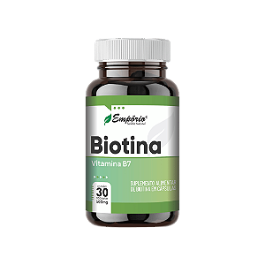 Biotina - 500mg 30 Cápsulas