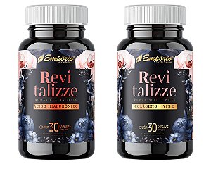 Kit Revitalizze - (2 Frascos 500mg - 30 Cápsulas Cada)