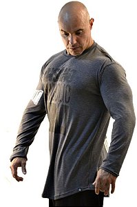 camiseta manga longa academia masculina