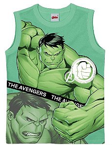 Regata Infantil Menino Hulk Verde - Malwee