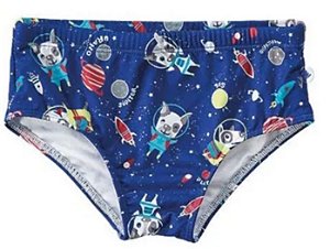 Sunga Proteção UV Infantil Menino Bichinhos Azul - Malwee