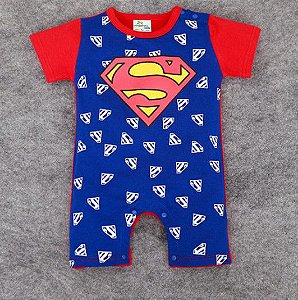 Body do Superman com Símbolo - Azul e Vermelho