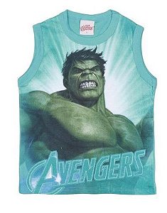 Regata Infantil Hulk Avengers - Verde - Brandili