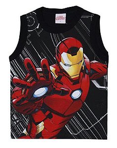 Regata do Homem de Ferro - Preta - Brandili