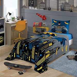 Jogo de Cama Infantil Batman 2 Peças - Lepper