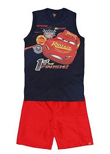 Conjunto Bebê Menino Vermelho e Azul - Malwee