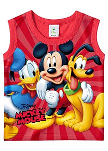 Regata Turma do Mickey - Vermelha - Disney Baby