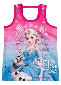 Blusa Infantil Menina Frozen Rosa - Brandili