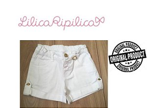 Shorts de Sarja Lilica Ripilica - Branco