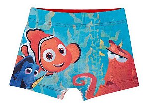 Sunga Boxer Bebê Menino Nemo Vermelho - Tiptop