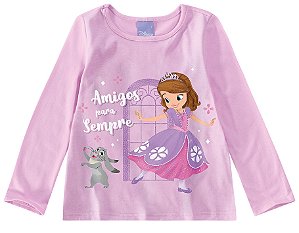 Blusa Bebê Menina Princesa Sofia Lilás - Malwee