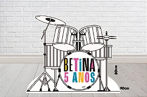 Bateria Mdf de 3mm para decoração de Festa