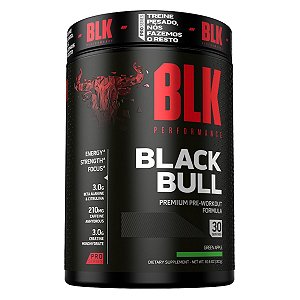 Black Bull Pré Treino Green Apple 300g - BLK Performance