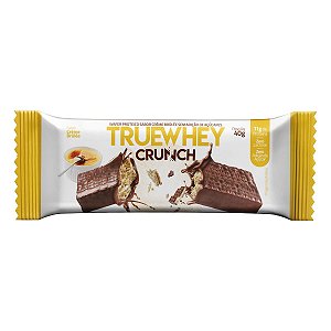 True Whey Crunch Creme BrÃ»lÃ©e 40g - True Source - (Validade 08/07/22)