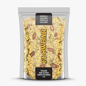 Granola Premium Salgada Páprica e Gengibre 300g - FlowBar