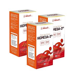 Kit 3x HiOmega - Ômega 3 EPA (540mg) 60 Cápsulas - Naturalis