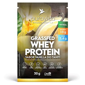 Whey GrassFed Vanilla Sachê 30g - Pura Vida