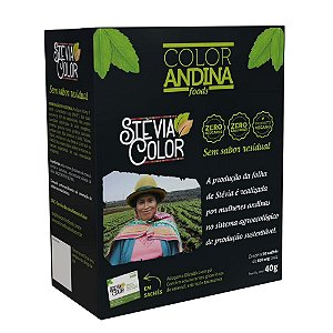 Adoçante Stevia em Sachê 50 unidades - Color Andina