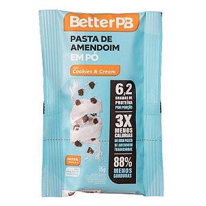 Pasta de Amendoim em pó Cookies Sachê - BetterPB