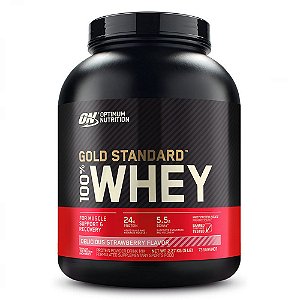 Whey Gold Standard Morango 5lbs (2270g) - Optimum Nutrition