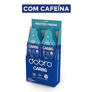 Carbs Gel Dobro sabor Neutro Fresh com Cafeina 10x30g - Dobro