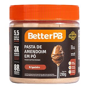 Pasta de Amendoim em Pó Brigadeiro 210g - BetterPB