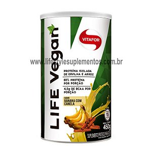 Life Vegan Banana c/ Canela 450g - Vitafor