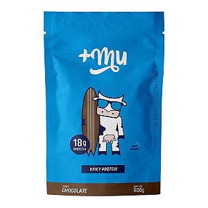 Whey Concentrado +Mu Chocolate 900g - Mais Mu