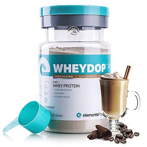 WheyDop 3W Cappuccino 900g - Elemento Puro