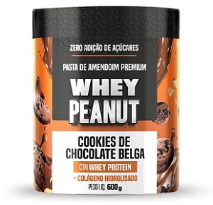 Pasta Amendoim Cookies Cream 600g - WheyPeanut  LifeStyleSuplementos - Os  Melhores Suplementos Nacionais e Importados