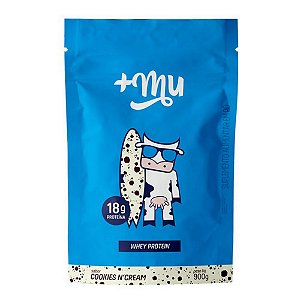 Whey Concentrado +Mu Cookies N' Cream 900g - Mais Mu