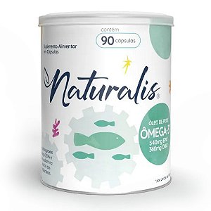 Óleo de Peixe Ômega 3 1000mg Naturalis 90 Cápsulas