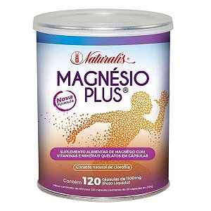 Magnésio Plus (1100mg) 120 Cápsulas - Naturalis