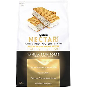 Nectar Whey Protein Isolado Torta de Baunilha 907g - Syntrax