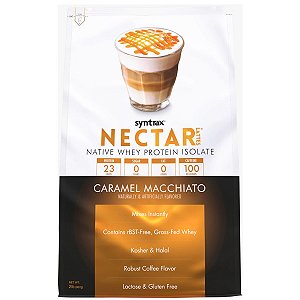 Nectar Whey Protein Isolado Caramel Macchiato 907g - Syntrax
