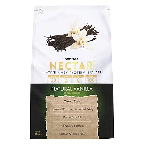 Nectar Naturals Whey Protein Isolado Baunilha 907g - Syntrax