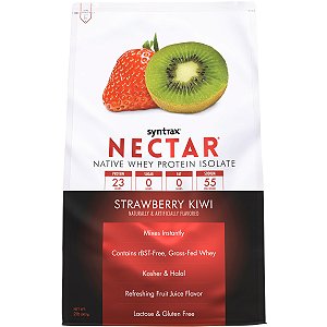 Nectar Whey Protein Isolado Morango e Kiwi 907g - Syntrax