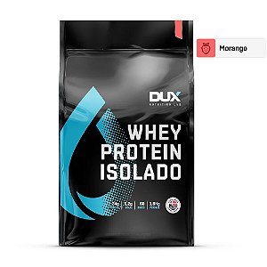 Whey Protein Isolado Morango 1800g - Dux Nutrition