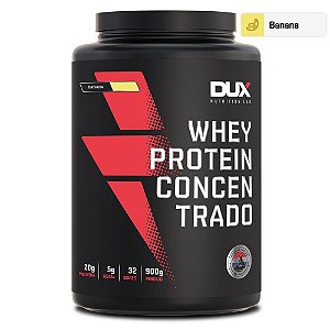 Whey Protein Concentrado Banana 900g - Dux Nutrition