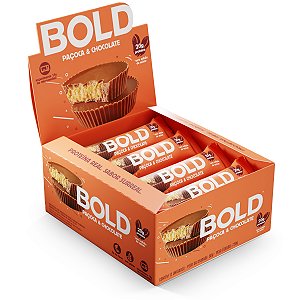 Bold Bar Paçoca & Chocolate 12 Unidades - Bold Snacks
