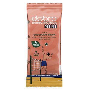 Barra de Proteína Mini Chocolate Belga 25g - Dobro